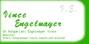 vince engelmayer business card